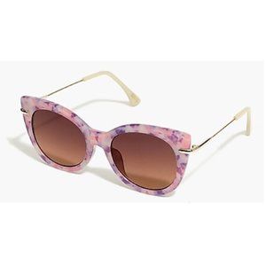 J.Crew Tortoise Sunglasses in Violet/Light Pink
